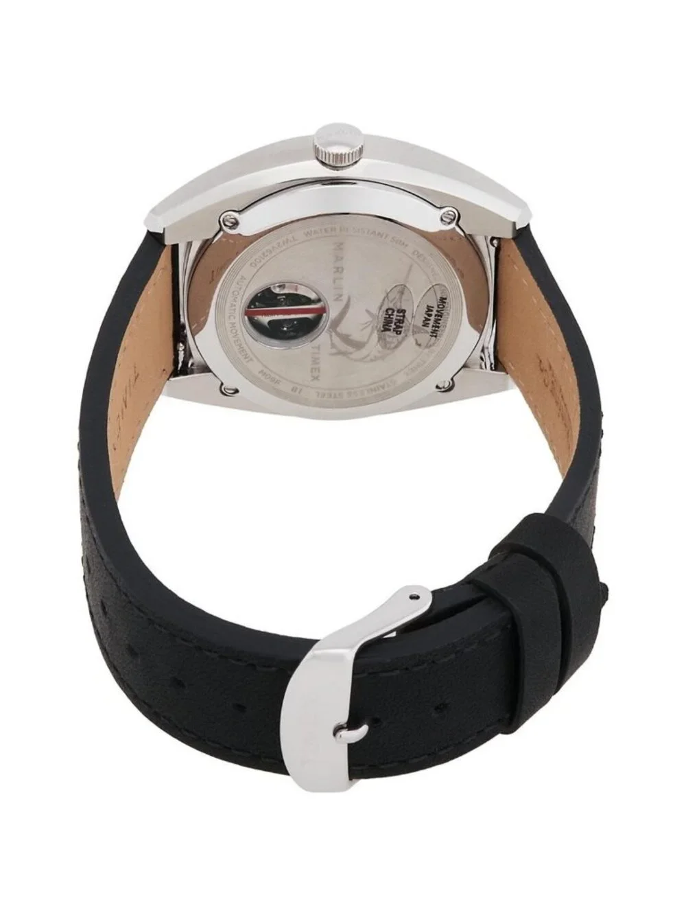 NWT Timex Marlin Automatic Black Dial Men's Watch TW2V62100